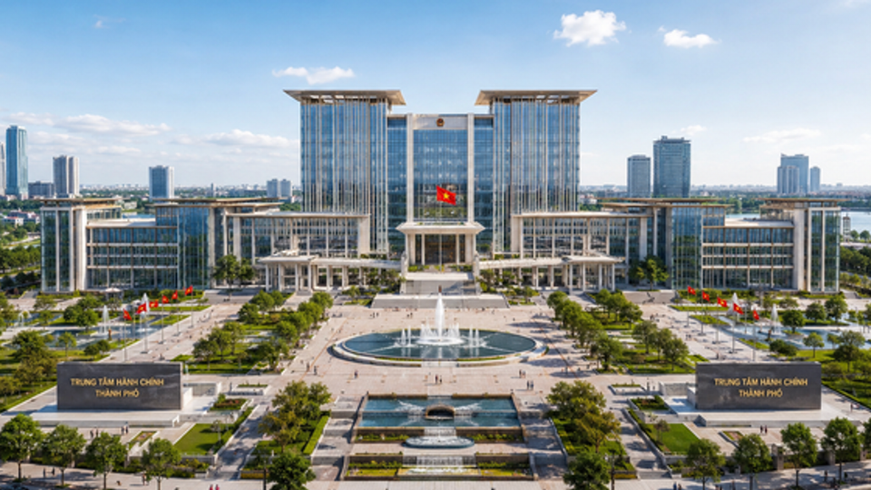 Bắt đầu triển khai xây dựng trung tâm hành chính mới tại thành phố rộng nhất cả nước