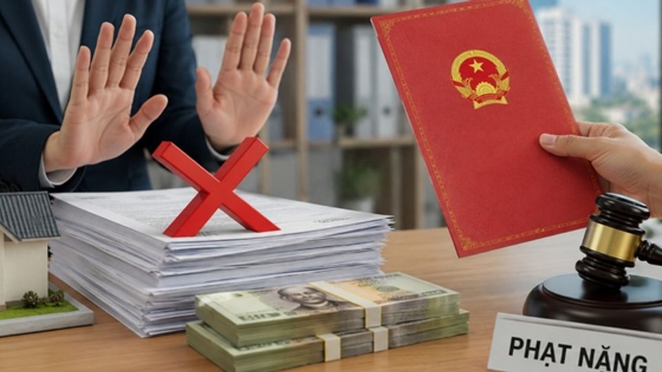 Từ nay, không đăng ký đất đai khi làm sổ đỏ lần đầu có thể bị xử phạt nặng