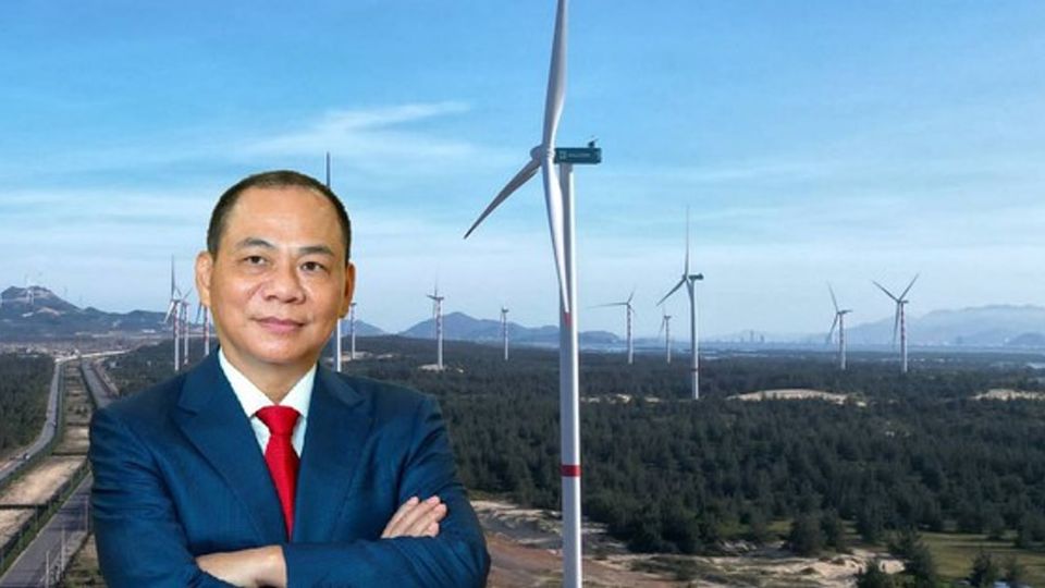 Công ty năng lượng của tỷ phú Phạm Nhật Vượng làm 2 dự án điện gió tại tỉnh rộng bậc nhất Việt Nam