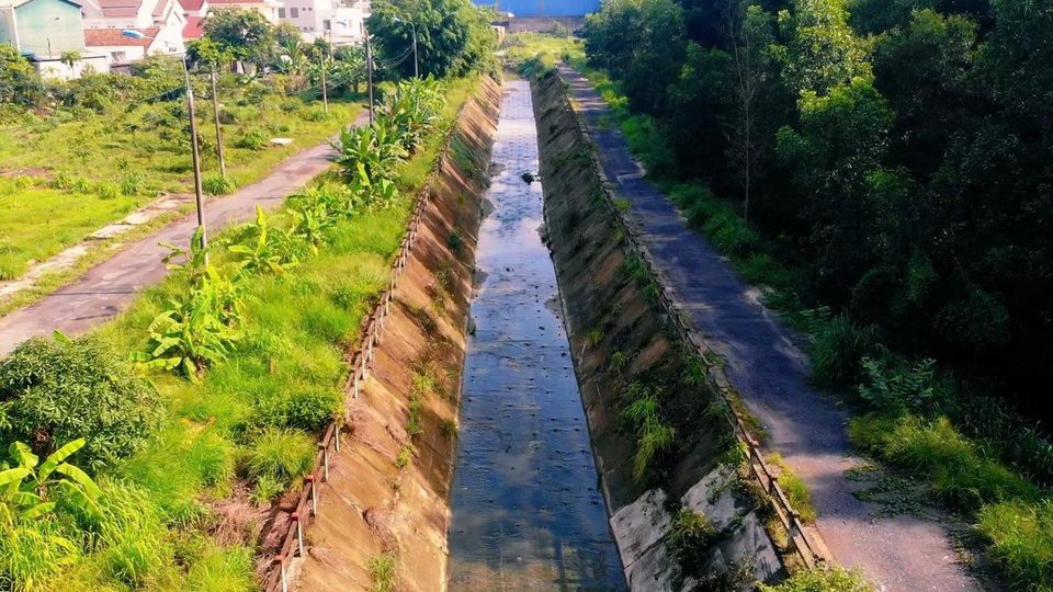 90 ngày tăng tốc hoàn thành hạ tầng thoát nước suối Nước Trong gần sân bay Long Thành