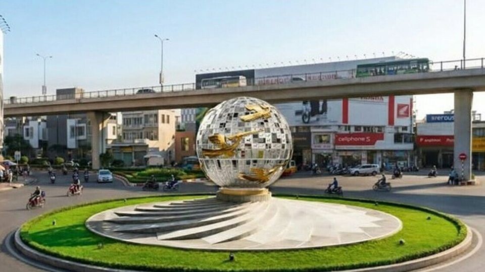 Thành phố giàu nhất Việt Nam sắp có vòng xoay trăm tỷ: Là cửa ngõ dẫn vào sân bay với biểu tượng chim Lạc ở trung tâm