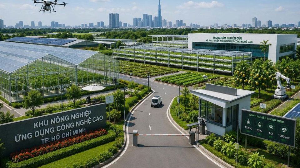 Việt Nam sẽ có thêm 7 khu nông nghiệp ứng dụng công nghệ cao rộng hơn 1.700ha, tọa lạc tại TP giàu nhất cả nước