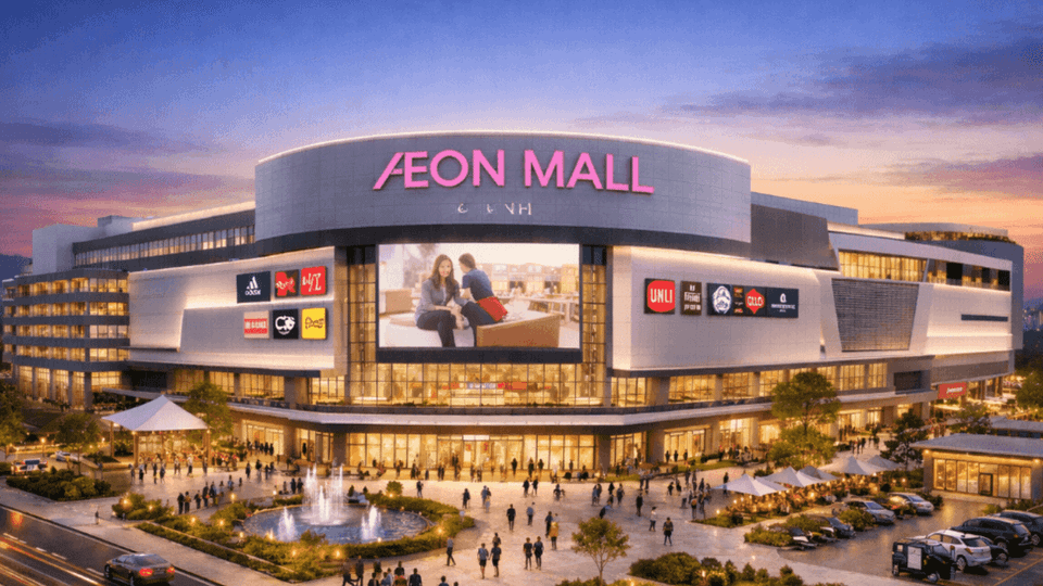 Bắt đầu triển khai trung tâm thương mại Aeon Mall 4.000 tỷ tại siêu thủ phủ công nghiệp mới của Việt Nam