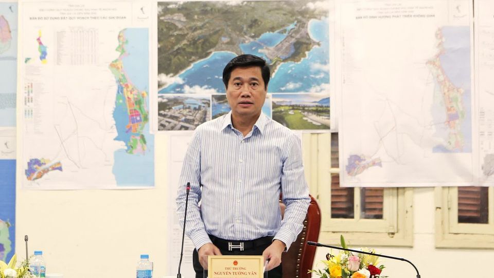 Thứ trưởng Nguyễn Tường Văn: Cần làm rõ tính chất, tổ chức không gian KKT Nhơn Hội
