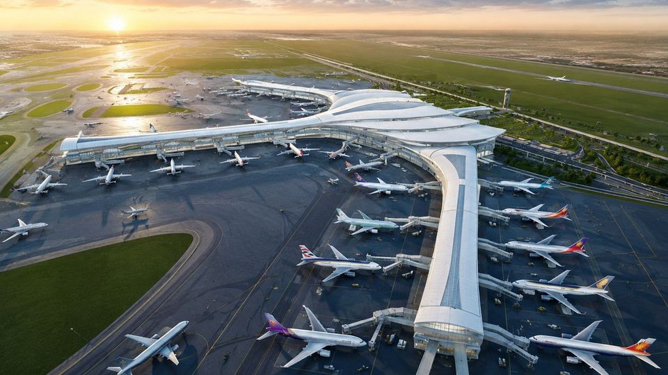 Siêu sân bay 16 tỷ USD lớn nhất Việt Nam chưa vào khai thác đã lọt 'mắt xanh' của 34 hãng hàng không quốc tế