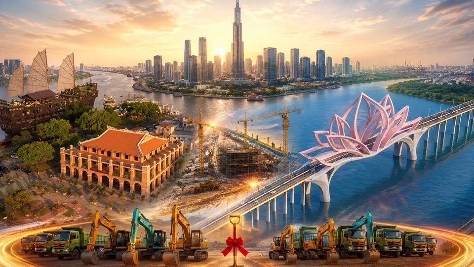 Hôm nay, siêu đô thị giàu có nhất Việt Nam chính thức khởi công loạt công trình trọng điểm vốn đầu tư hơn 253.000 tỷ
