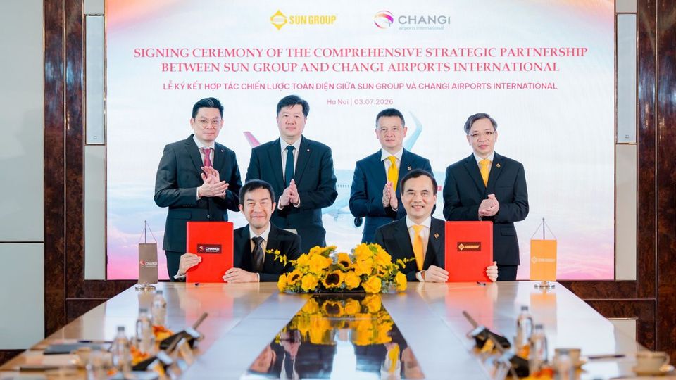 Bắt tay với Changi, Sun Group đưa chuẩn mực quốc tế vào hạ tầng sân bay Việt Nam