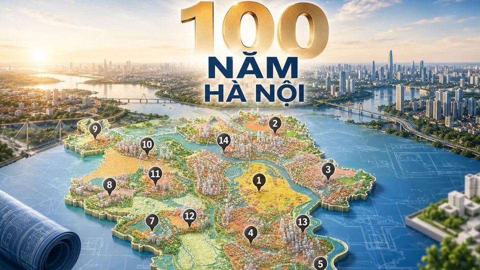 Quy hoạch Hà Nội 100 năm: Lần đầu tiên Thủ đô định hình mạng lưới 14 đô thị trên hơn 176.700ha đất