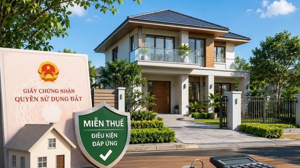 Từ nay, người chỉ có một nhà hoặc một thửa đất ở được miễn thuế khi chuyển nhượng nếu đáp ứng điều kiện này
