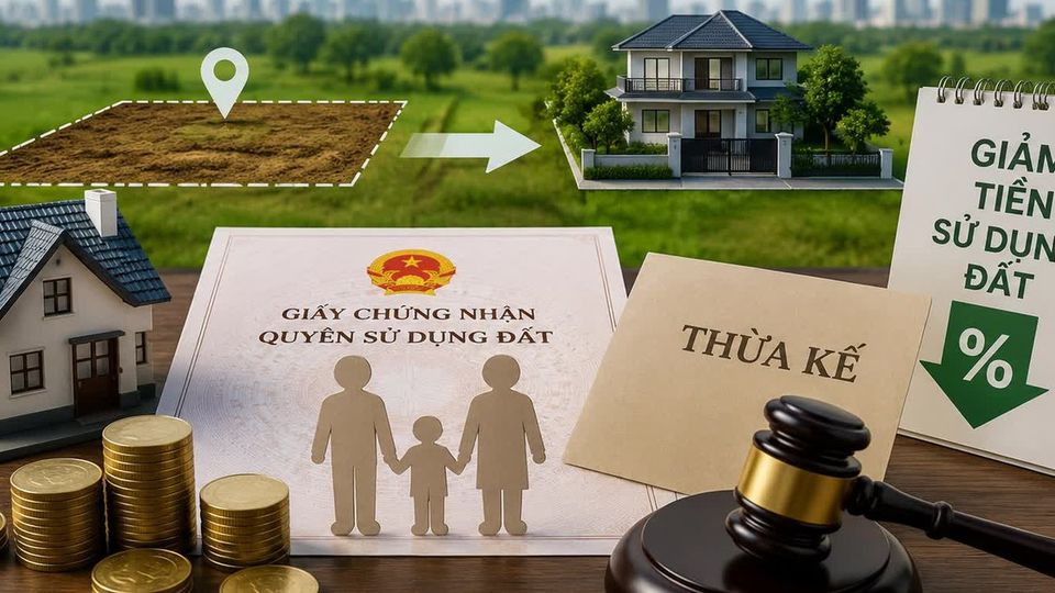 Đất nhận thừa kế có được giảm tiền sử dụng đất khi chuyển sang đất ở?