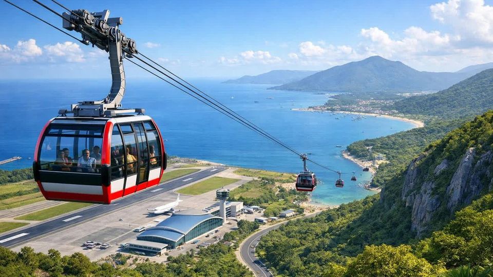 Việt Nam dự kiến có tuyến cáp treo trên ‘hòn đảo bí ẩn’, kết nối đến sân bay xây từ thời Pháp thuộc