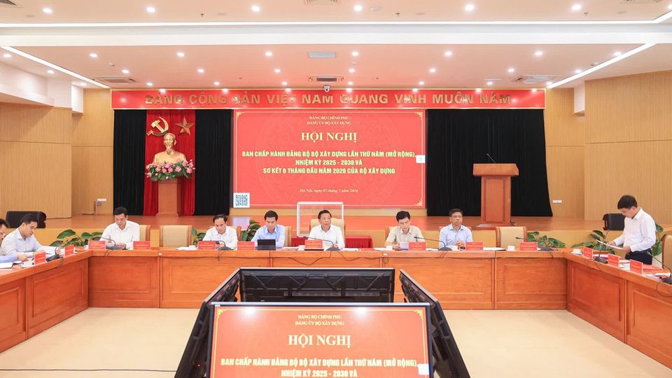 Bộ Xây dựng kiện toàn Ban Chấp hành Đảng bộ, thành lập Cơ quan Đảng ủy Bộ