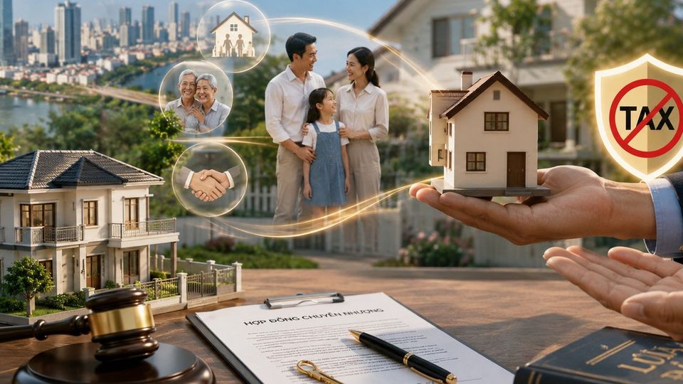Kể từ nay, những trường hợp này khi chuyển nhượng, thừa kế, tặng cho nhà đất sẽ được miễn thuế